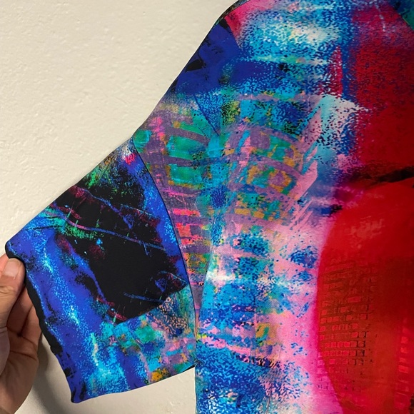 Womens Just Cavalli Multi Color Print Dress 44 EUR/US 8 * - Picture 7 of 13